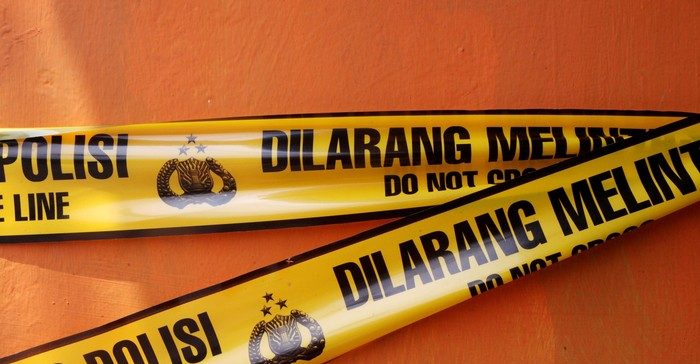 Ilustrasi garis polisi. (Ari Saputra/detikcom)