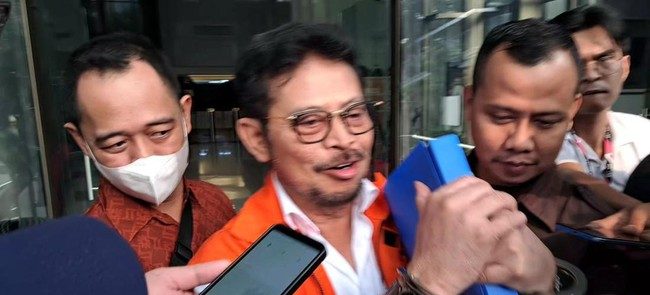 Eks Menteri Pertanian Syahrul Yasin Limpo. (CNN Indonesia/Poppy Fadhilah)
